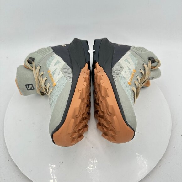 Salomon Outpulse Mid GoreTex Women Size 5 415938 Grey Iron Ebony Hiking Shoes - Picture 7 of 12